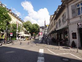 Luisenstrae Baden-Baden: Blick Leopoldplatz