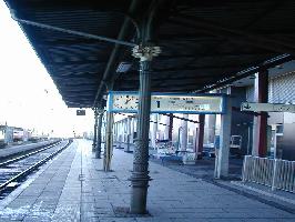 Bahnhof Freiburg: korinthische Sulen