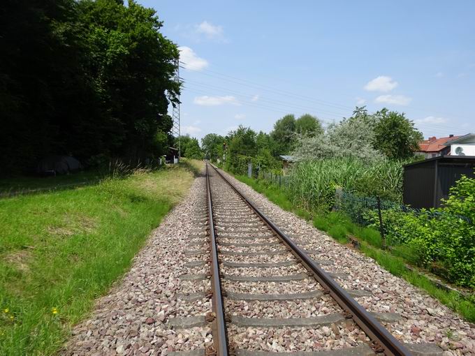 Achertalbahn im Stadtgebiet Achern