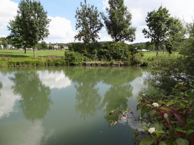 Kurpark Bad Drrheim: Teich