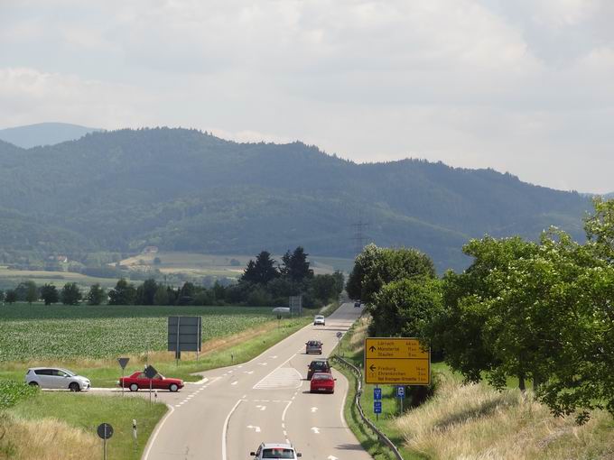 Brcke Freiburger Strae Bad Krozingen: Ostblick