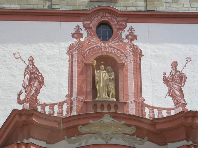 Fridolinsstatue mit Urso
