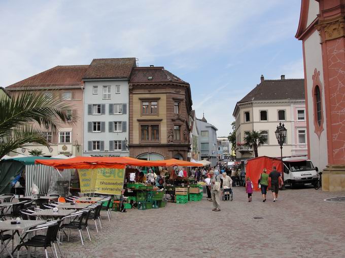 Münsterplatz Bad Säckingen: Wochenmarkt