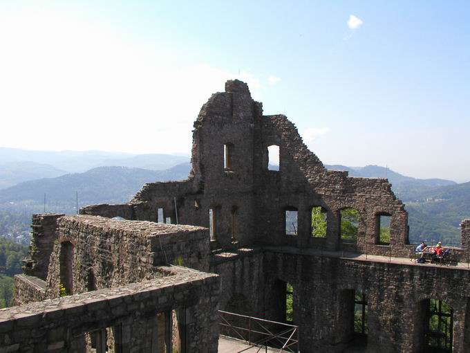 Burg Hohenbaden: Obergeschoss Bernhardsbau