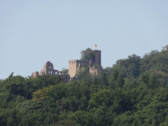Burg Hohenbaden: Ostansicht