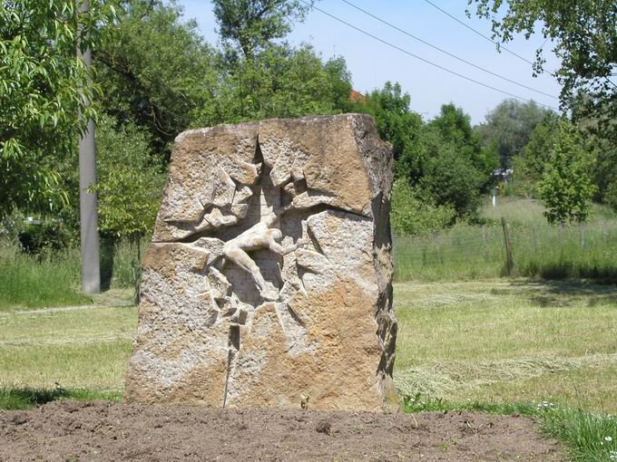 Skulpturenweg Bahlingen: Aufriss des Urgestein