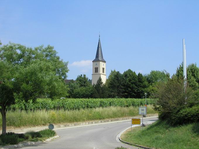 Kirchturm Kirche St. Erasmus Ballrechten