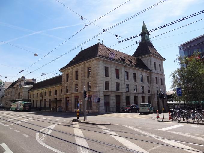 Westansicht Bahnhof Basel SNCF