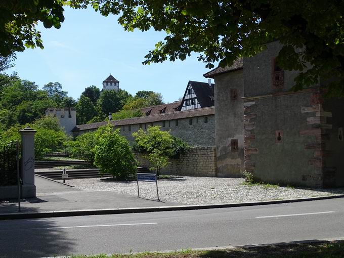 Letziturm Basel: uerer Turm Stadtmauer