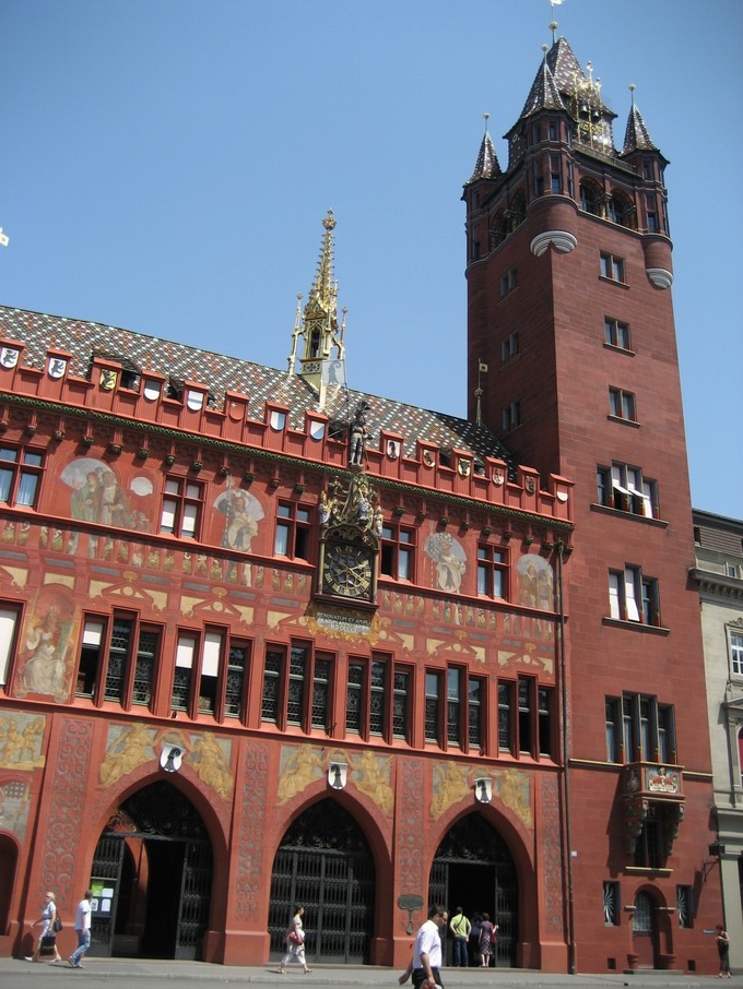 Hoher Turm Rathaus Basel