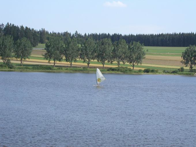 Kirnbergsee: Surfen