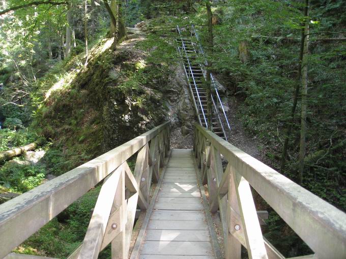 Ravennaschlucht: Treppe & Steg Grojockenmhle