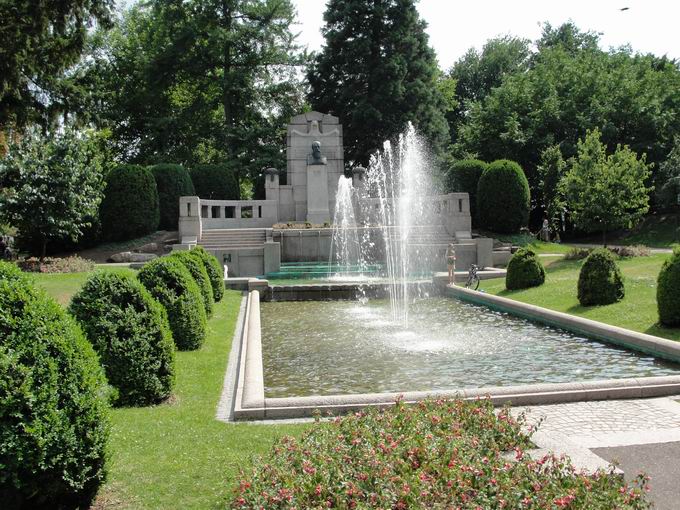 Stadtgarten Bühl: Brunnenanlage