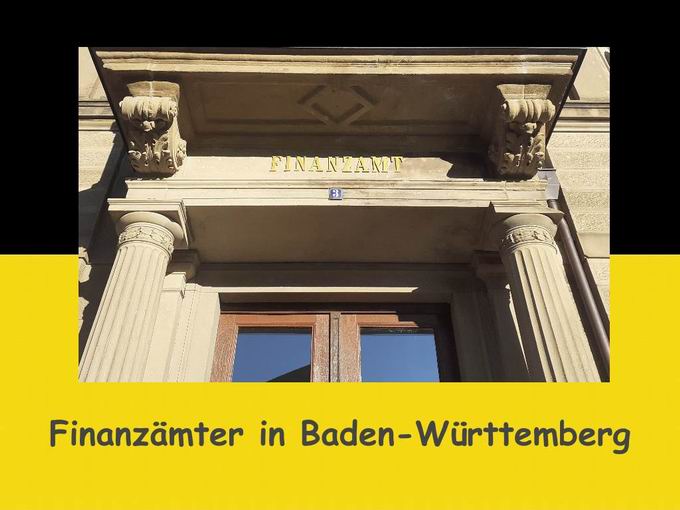 Finanzämter in Baden-Württemberg