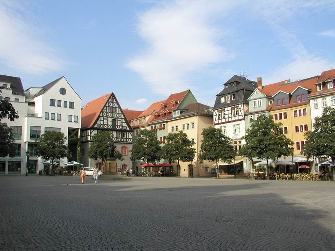 Ostansicht Marktplatz Jena