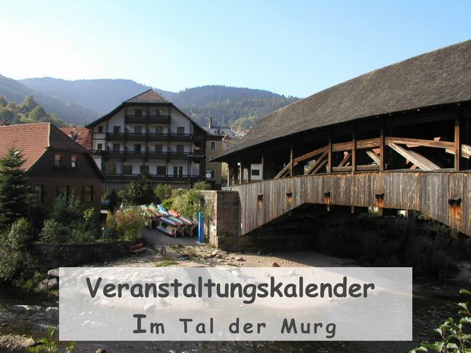 Veranstaltungskalender Ferienregion Im Tal der Murg