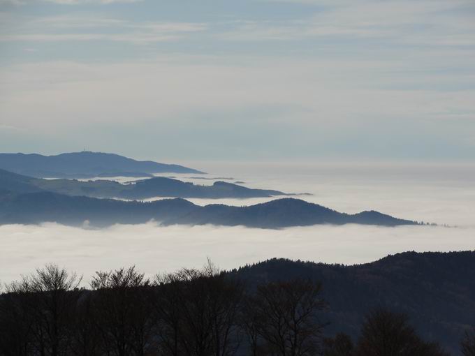 Kandel Berg: Inversionswetterlage