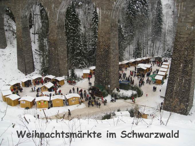 Weihnachtsmärkte im Schwarzwald