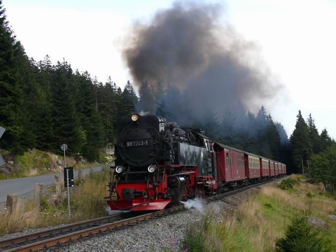 Brockenbahn: Dampflok 99 7243