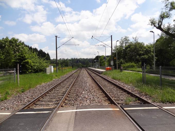 Bahnhof Donaueschingen-Aufen: Sdblick