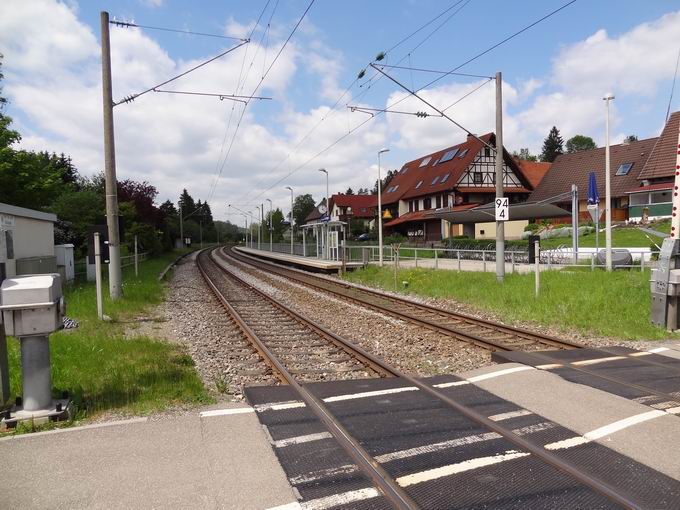 Bahnhof Donaueschingen-Grningen:Nordblick