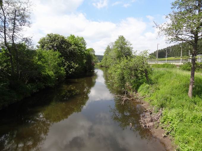 Brigachbrcke Aufen: Nordblick