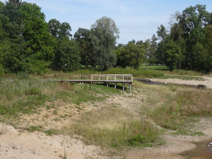 Donauursprung Zusammenfluss Brigach und Breg: Aussichtsplattform