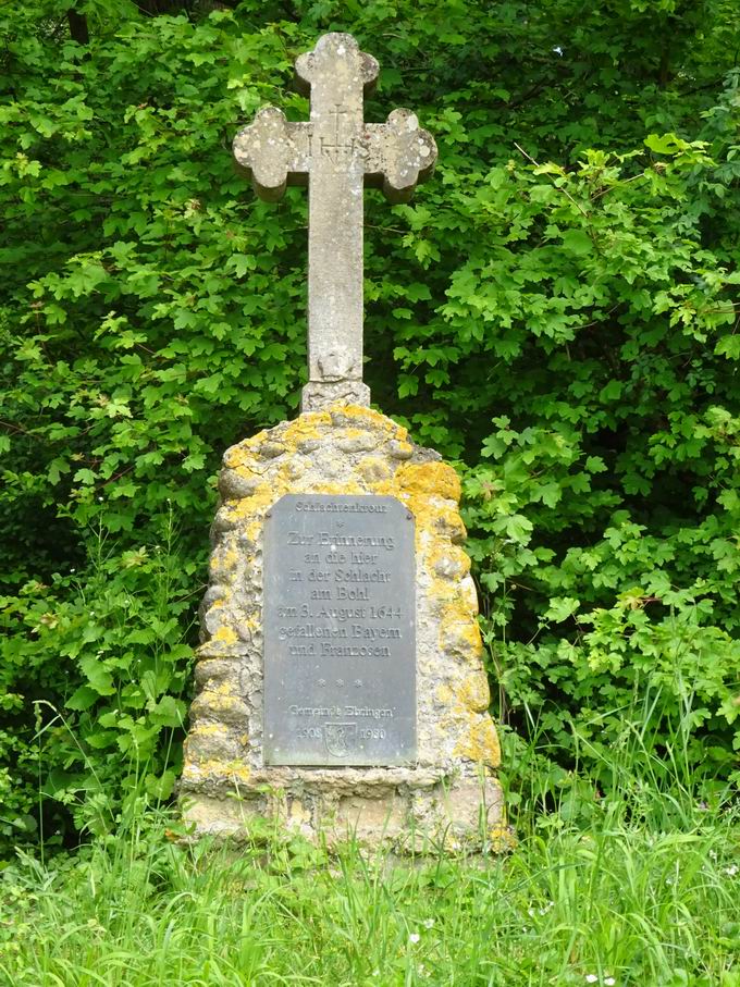 Schlachtenkreuz am Bohl