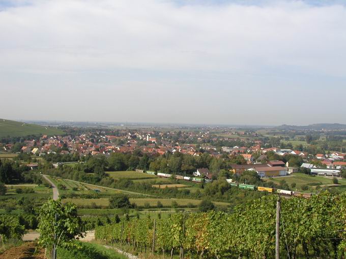 Sommerberg Ebringen: Blick Wolfenweiler