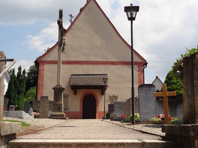 Westansicht Kirche St. Michael Scherzingen