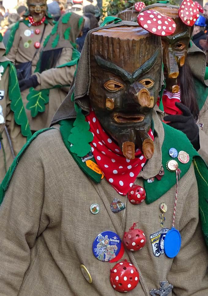 Maske Burgnarrenzunft Honstetten