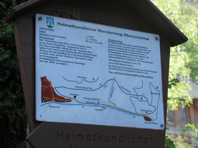 Heimatkundlicher Wanderweg Oberprechtal Heimatkundlicher Wanderweg Oberprechtal