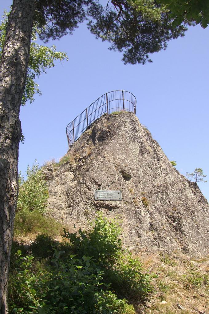 Gedenktafel Huberfelsen