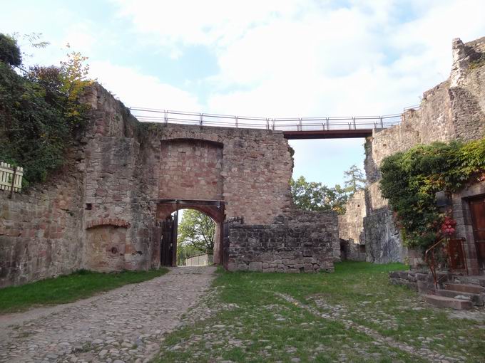 Hochburg Emmendingen: Innenansicht Haupttor