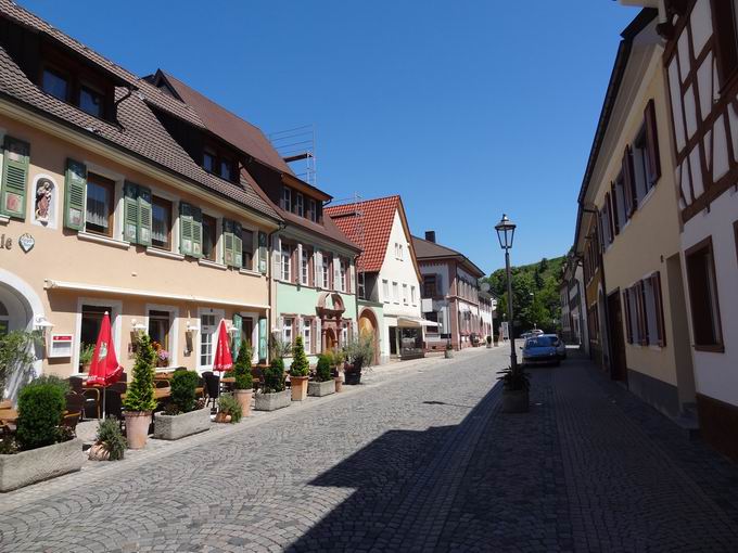 Gasthof Engel Endingen: Blick Hauptstrae