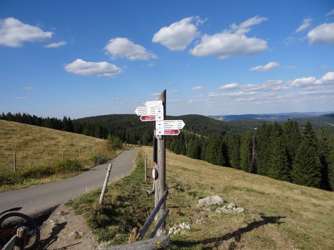 Wegweiser Sgebachdobel oben 1319 m