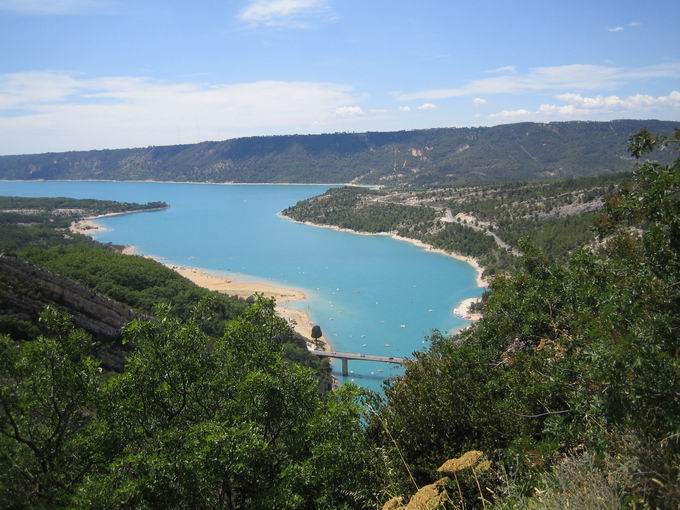 Belvdre du Galetas: Nordufer Lac de Sainte-Croix