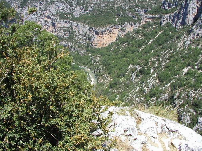 Belvdre du Plan: Westblick Verdonschlucht