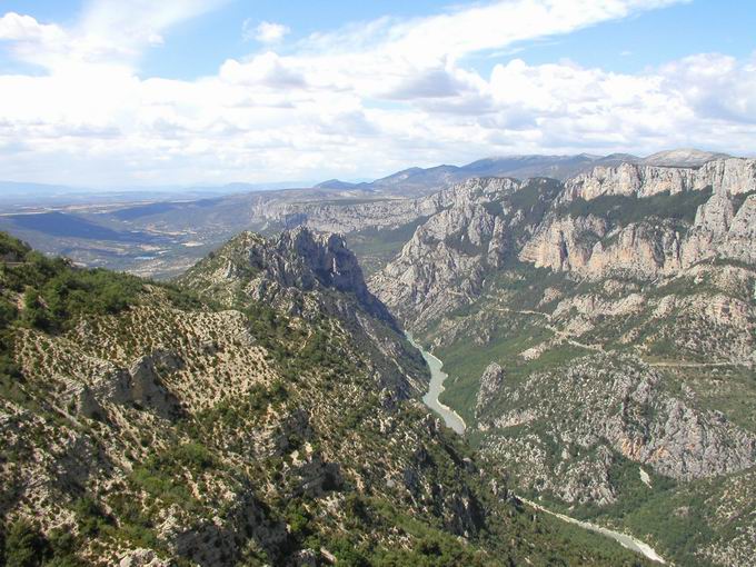 Gorges du Verdon: Westlicher Bereich der Schlucht