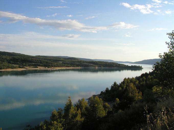 Lac de Sainte-Croix: Abendstimmung