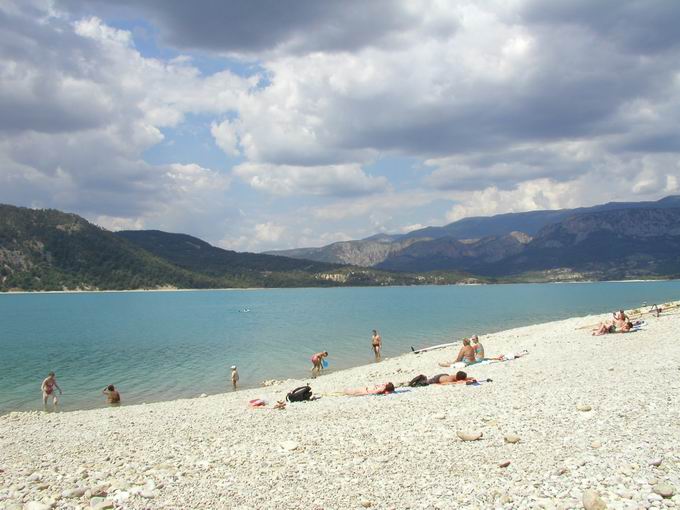 Lac de Sainte-Croix: Blick Col de l`ne