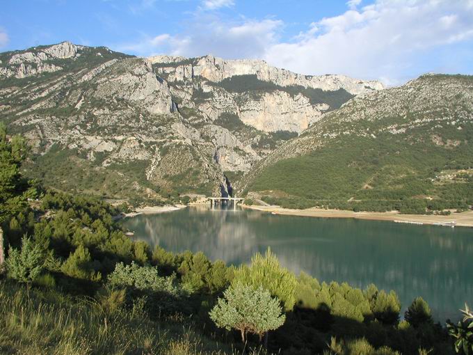 Pont du Galetas & Nordufer am Lac de Sainte-Croix