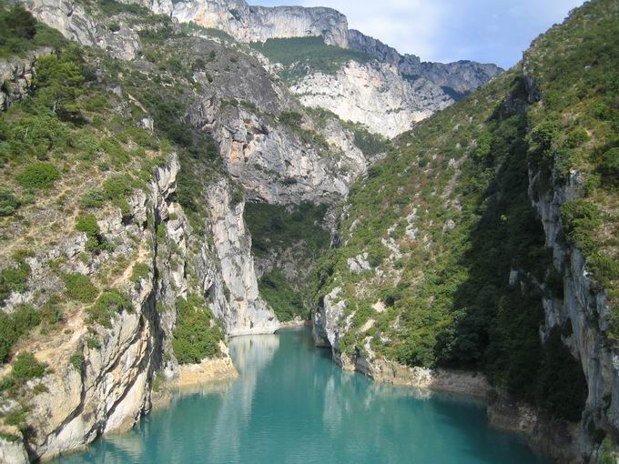 Pont du Galetas: Blick Verdonschlucht