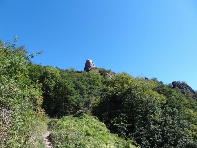 Hagelpfad Ribeauvill: Blick Girsberg