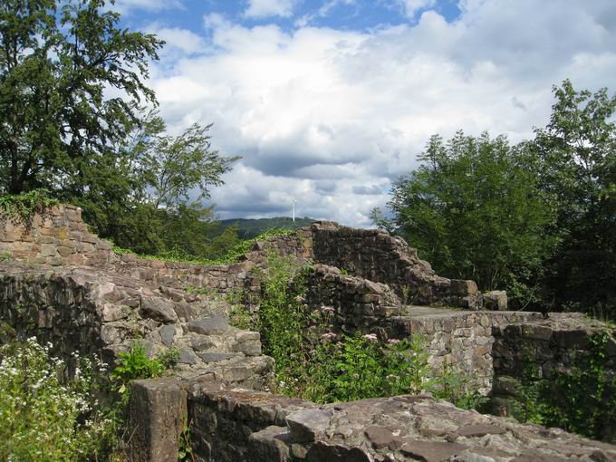 Burg Keppenbach: Ostblick