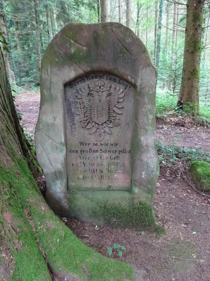 sterreichischer Gedenkstein Soldatengrber Tennenbach