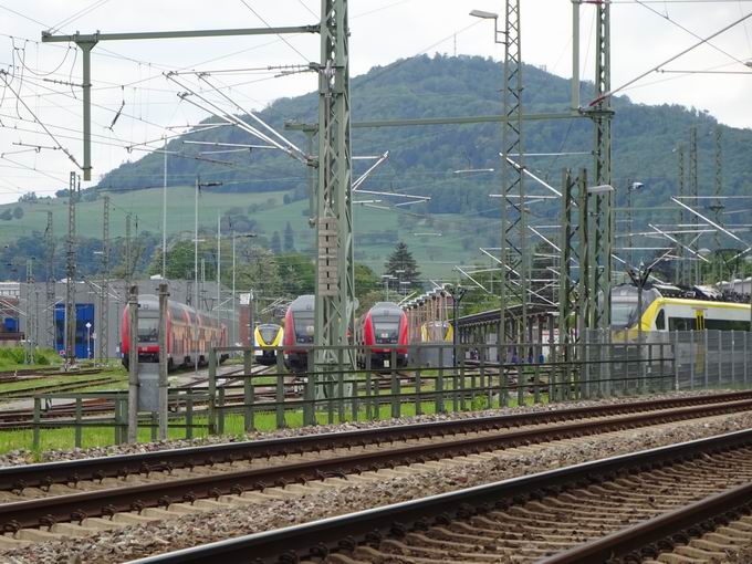 Gleisanlagen beim Freiburger DB-Regio Werksgel�nde