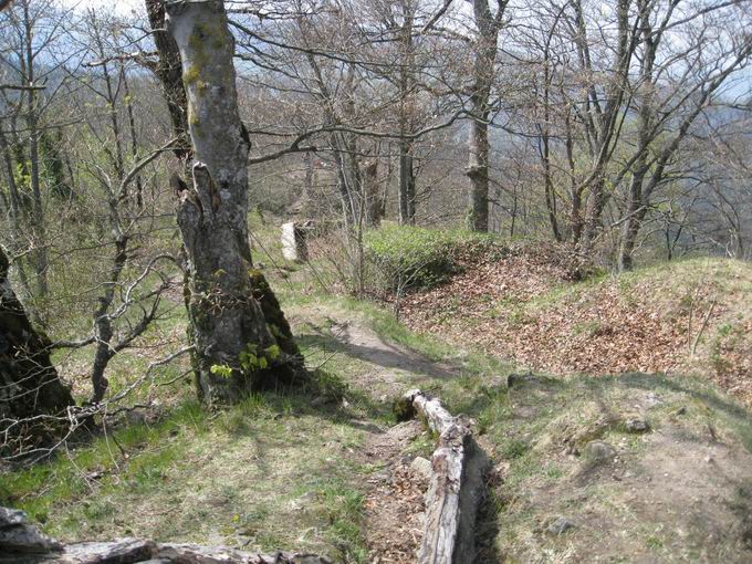 Burg Kybfelsen: Vorderburg