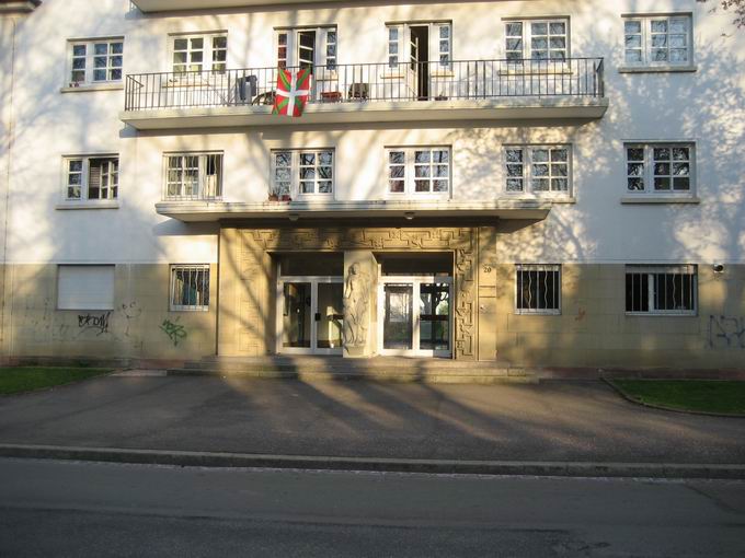 Eingangsportal Eisenbahner-Waisenhort Freiburg