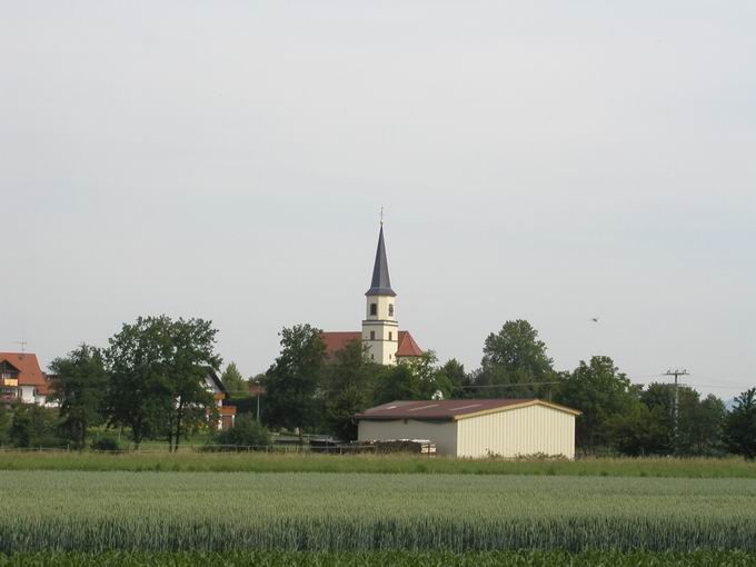 Evangelische Pfarrkirche Tiengen: Sdansicht